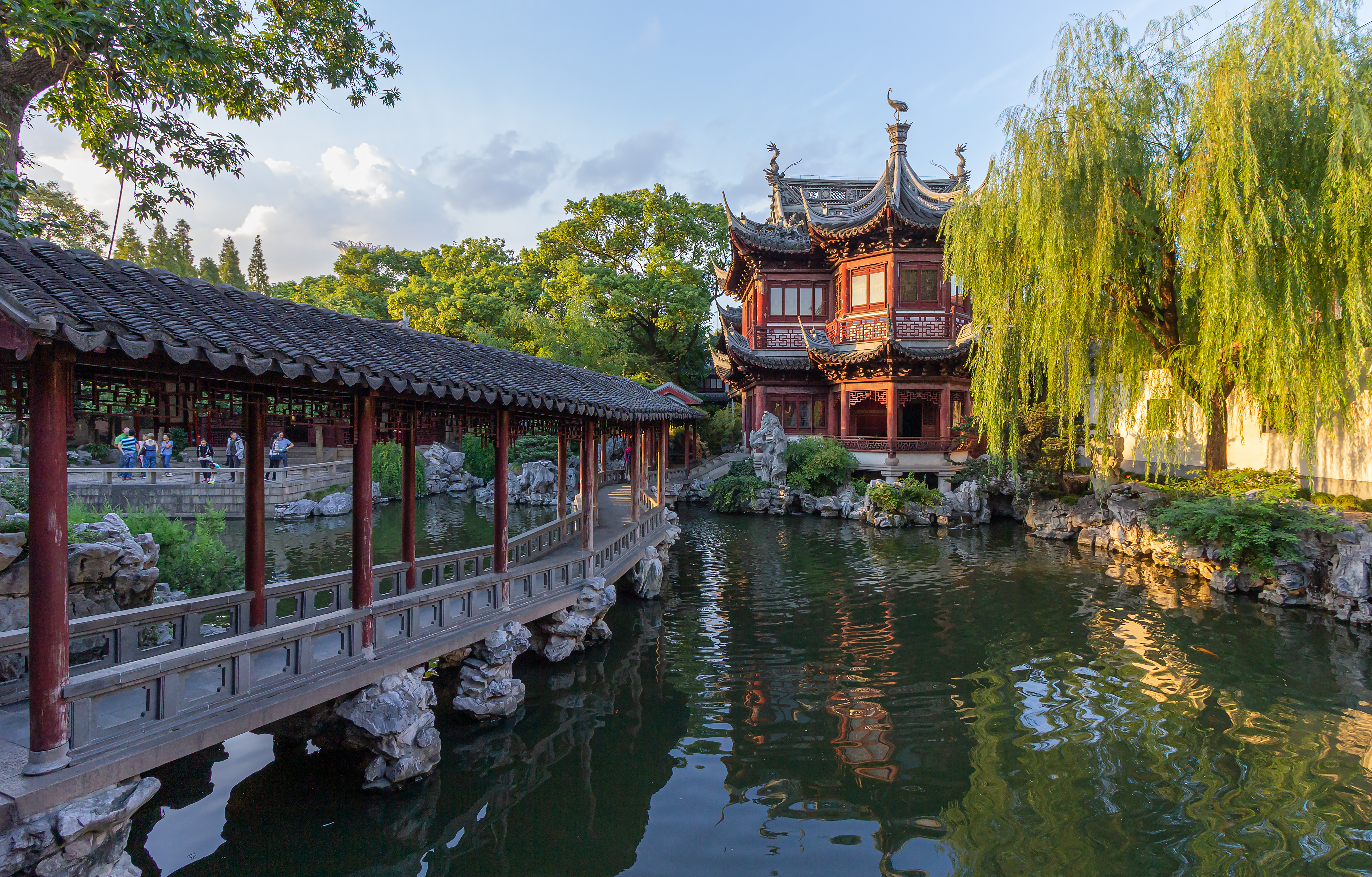 Yu Garden traditional Chinese garden in Shanghai
